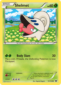 Pokemon Dark Explorers Shelmet - 10