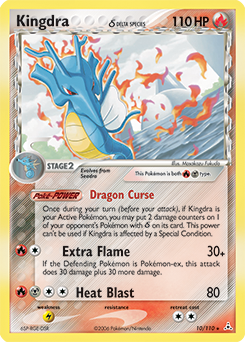 Pokemon Holon Phantoms Kingdra δ - 10