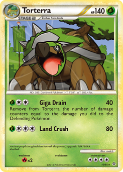 Pokemon HS—Unleashed Torterra - 10