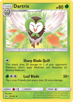 Pokemon Sun & Moon Dartrix - 10
