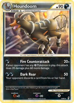 Pokemon Call of Legends Houndoom - 10