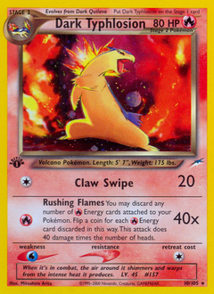 Pokemon Neo Destiny Dark Typhlosion - 10