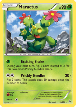 Pokemon Flashfire Maractus - 10