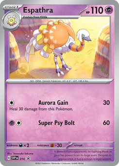 Pokemon Scarlet & Violet Black Star Promos Espathra - 10