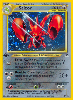 Pokemon Neo Discovery Scizor - 10