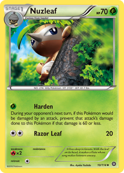 Pokemon Steam Siege Nuzleaf - 10