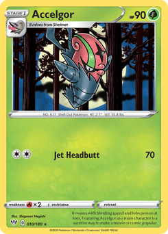Pokemon Darkness Ablaze Accelgor - 10