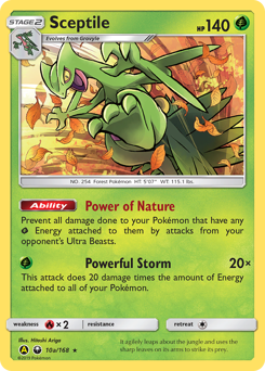 Pokemon Celestial Storm Sceptile - 10a