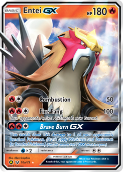 Pokemon Shining Legends Entei-GX - 10a
