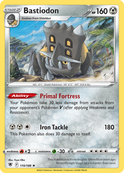 Pokemon Astral Radiance Bastiodon - 110