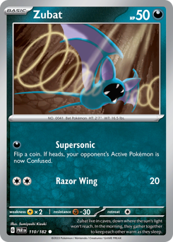Pokemon Paradox Rift Zubat - 110