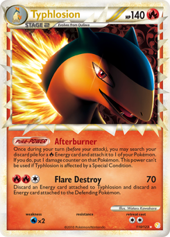 Pokemon HeartGold & SoulSilver Typhlosion - 110