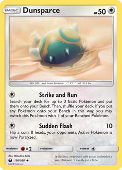 Pokemon Celestial Storm Dunsparce - 110