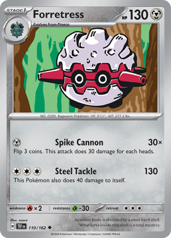 Pokemon Temporal Forces Forretress - 110