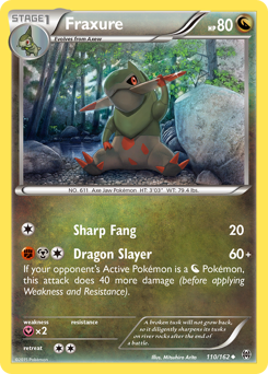 Pokemon BREAKthrough Fraxure - 110