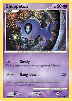 Pokemon Secret Wonders Shuppet - 110