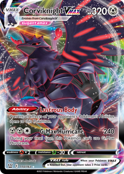 Pokemon Battle Styles Corviknight VMAX - 110
