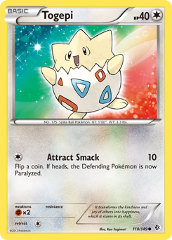 Pokemon Boundaries Crossed Togepi - 110