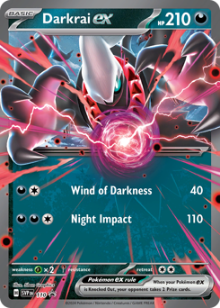 Pokemon Scarlet & Violet Black Star Promos Darkrai ex - 110