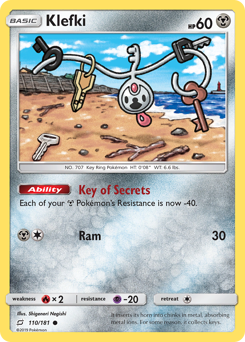 Pokemon Team Up Klefki - 110