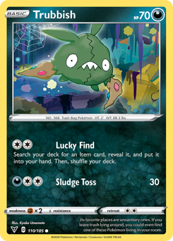 Pokemon Vivid Voltage Trubbish - 110