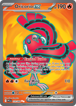 Pokemon Phantasmal Flames Oricorio ex - 110
