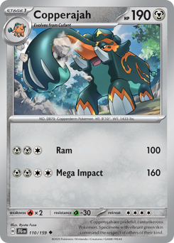 Pokemon Journey Together Copperajah - 110