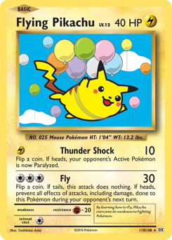Pokemon Evolutions Flying Pikachu - 110