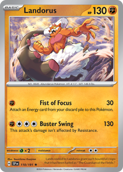 Pokemon Surging Sparks Landorus - 110
