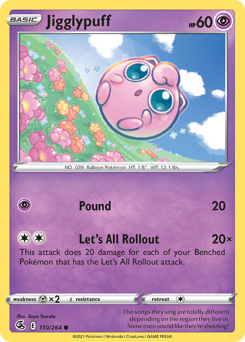 Pokemon Fusion Strike Jigglypuff - 110