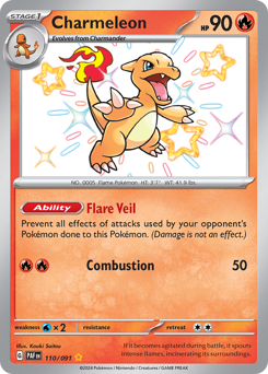 Pokemon Paldean Fates Charmeleon - 110