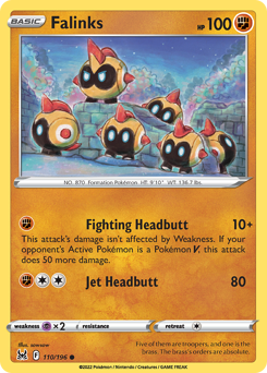 Pokemon Lost Origin Falinks - 110
