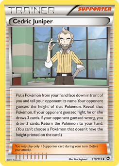 Pokemon Legendary Treasures Cedric Juniper - 110