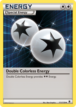 Pokemon Phantom Forces Double Colorless Energy - 111
