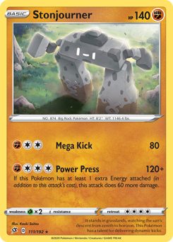 Pokemon Rebel Clash Stonjourner - 111