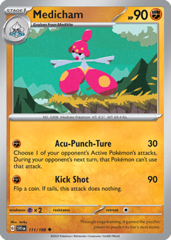 Pokemon Scarlet & Violet Medicham - 111
