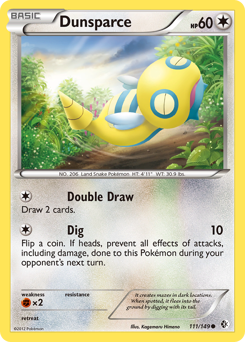 Pokemon Boundaries Crossed Dunsparce - 111