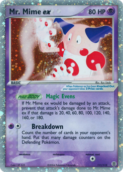 Pokemon FireRed & LeafGreen Mr. Mime ex - 111