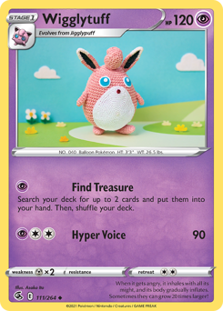 Pokemon Fusion Strike Wigglytuff - 111