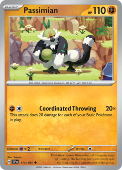 Pokemon Surging Sparks Passimian - 111