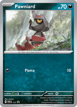 Pokemon Scarlet & Violet Black Star Promos Pawniard - 111