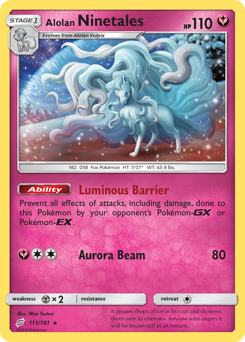 Pokemon Team Up Alolan Ninetales - 111