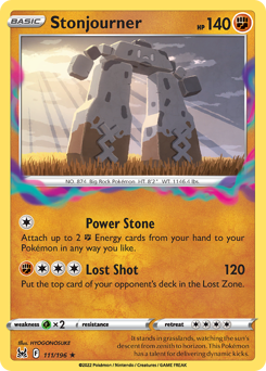 Pokemon Lost Origin Stonjourner - 111