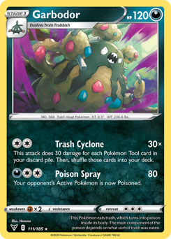 Pokemon Vivid Voltage Garbodor - 111