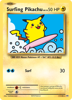 Pokemon Evolutions Surfing Pikachu - 111