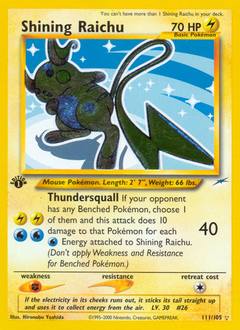 Pokemon Neo Destiny Shining Raichu - 111