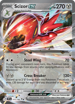Pokemon Temporal Forces Scizor ex - 111