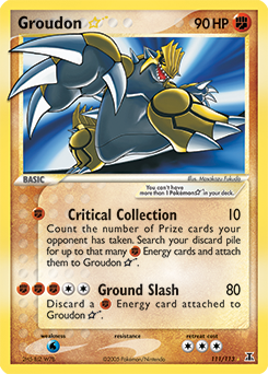 Pokemon Delta Species Groudon ★ - 111