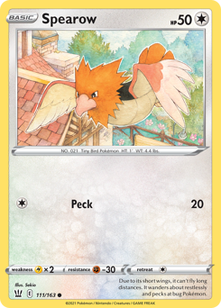 Pokemon Battle Styles Spearow - 111