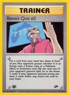 Pokemon Gym Challenge Blaine's Quiz #2 - 111